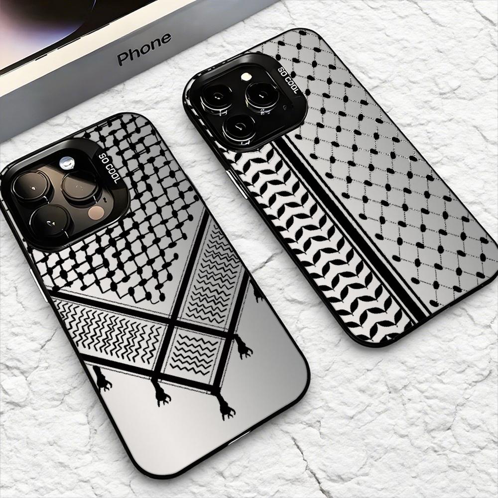 Matte Pc Case - Coque de téléphone Keffiyeh P-Palestine pour