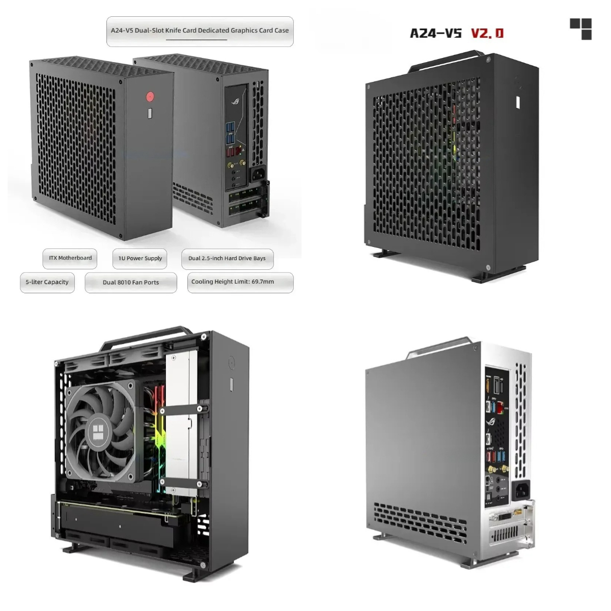 Boîtier ITX 1U 5 Litres Mini A - Pc Chassis avis et prix