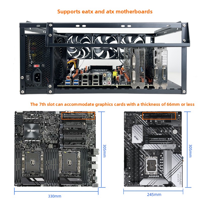 Boîtier PC à cadre ouvert empi - Atx Case avis et prix