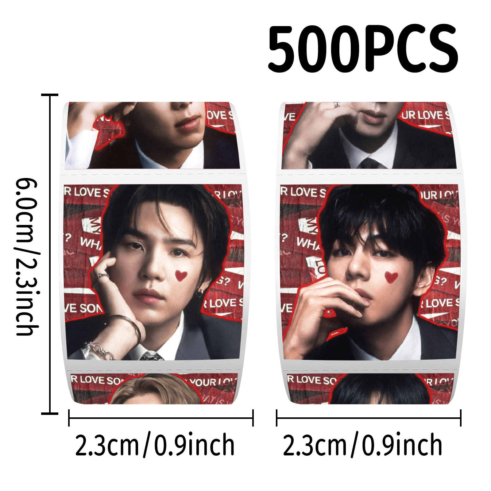 Autocollants en rouleau K-pop  - Case Fans avis et prix