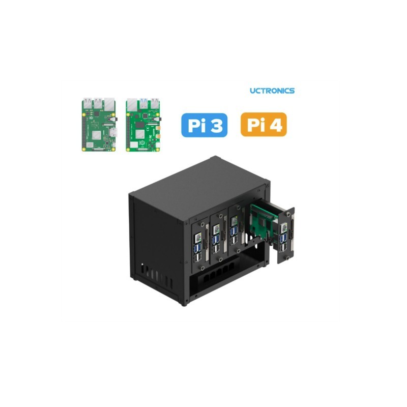 Boîtier de cluster Raspberry P - Case Fans avis et prix